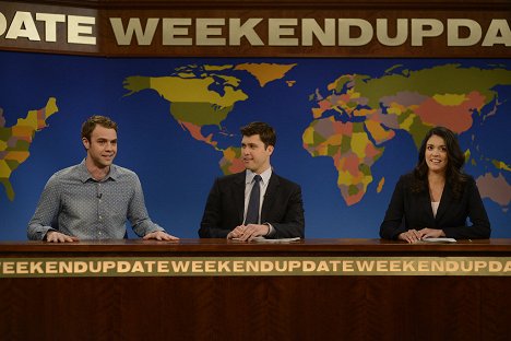 Brooks Wheelan, Colin Jost, Cecily Strong - Saturday Night Live - Photos