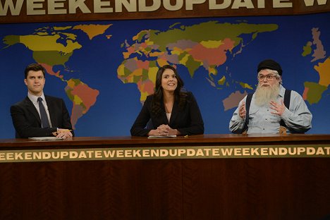 Colin Jost, Cecily Strong, Bobby Moynihan - Saturday Night Live - Photos
