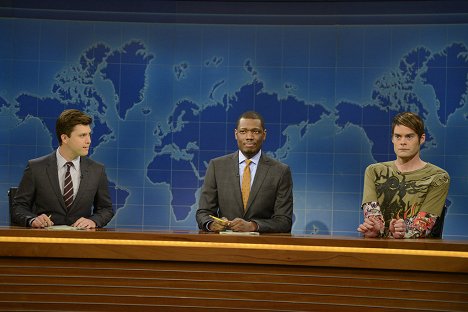 Colin Jost, Michael Che, Bill Hader - Saturday Night Live - Photos