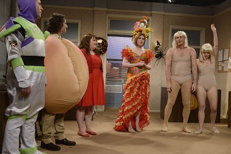 Beck Bennett, Kyle Mooney, Aidy Bryant, Vanessa Bayer, Jim Carrey, Kate McKinnon - Saturday Night Live - Filmfotos