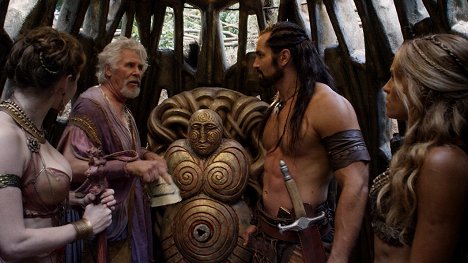 Barry Bostwick, Victor Webster, Ellen Hollman - El Rey Escorpión 4: La búsqueda del poder - De la película