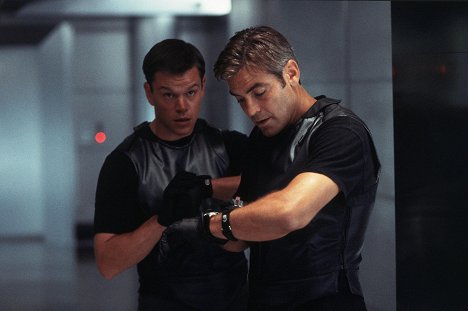 Matt Damon, George Clooney - Ocean's Eleven - korkeat panokset - Kuvat elokuvasta