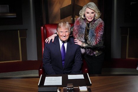 Donald Trump, Joan Rivers - The Apprentice - Van de set