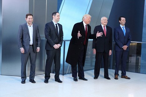 Donald Trump, George Ross, Donald Trump Jr. - The Apprentice - Photos