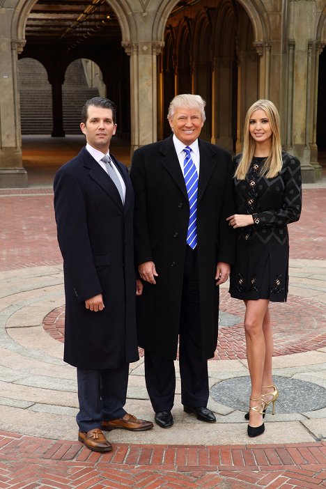 Donald Trump Jr., Donald Trump, Ivanka Trump - The Apprentice - Forgatási fotók