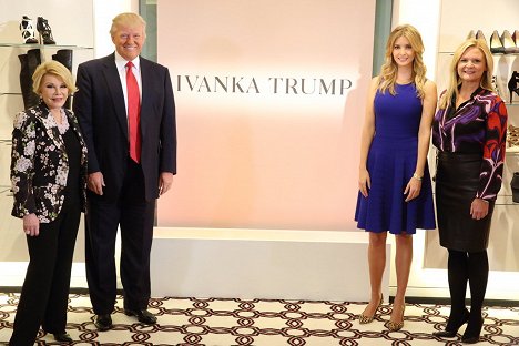 Joan Rivers, Donald Trump, Ivanka Trump, Tacey Powers - The Apprentice - Making of