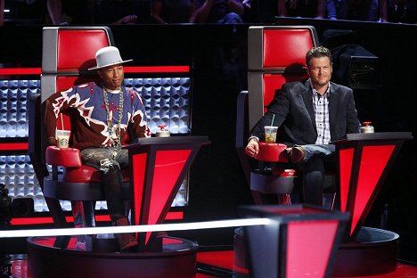 Pharrell Williams, Blake Shelton - The Voice USA - Filmfotos