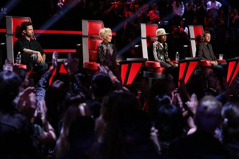 Adam Levine, Gwen Stefani, Pharrell Williams, Blake Shelton - The Voice - Photos