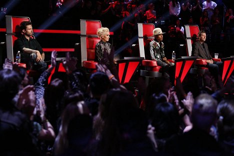 Adam Levine, Gwen Stefani, Pharrell Williams, Blake Shelton - The Voice - Z filmu