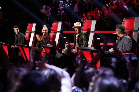 Adam Levine, Gwen Stefani, Pharrell Williams - The Voice - Photos