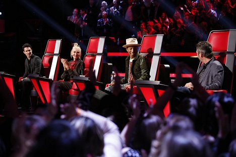 Adam Levine, Gwen Stefani, Pharrell Williams - The Voice - Filmfotók