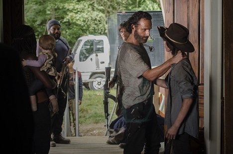 Chad L. Coleman, Norman Reedus, Andrew Lincoln, Chandler Riggs - The Walking Dead - Crossed - Photos