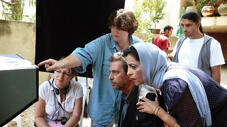 Lorraine Levy, Khalifa Natour, Areen Omari - Le Fils de l'autre - Tournage