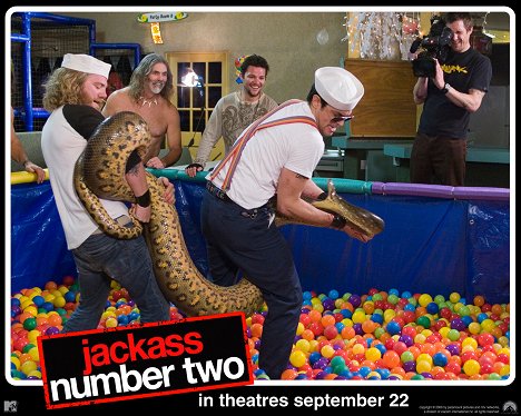 Ryan Dunn, Bam Margera, Johnny Knoxville - Jackass: Number Two - Lobby Cards