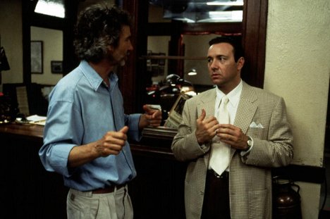 Curtis Hanson, Kevin Spacey - L.A. Confidential - Tournage