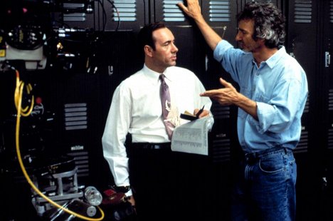 Kevin Spacey, Curtis Hanson - L.A. Confidential - Tournage