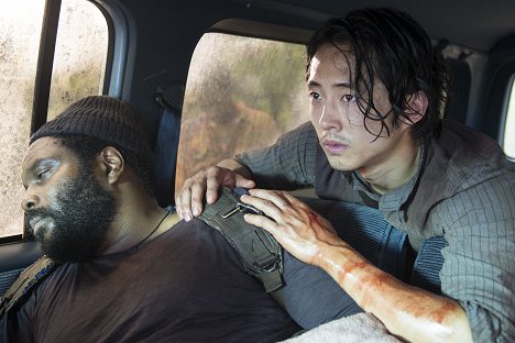 Chad L. Coleman, Steven Yeun - The Walking Dead - What Happened and What's Going On - Photos