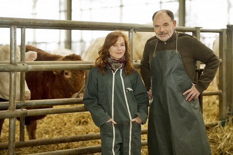 Isabelle Huppert, Jean-Pierre Darroussin - Um Amor em Paris - De filmagens