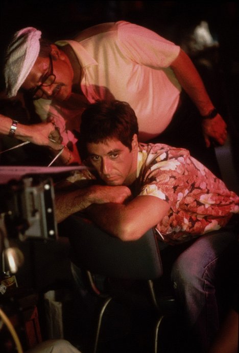 John A. Alonzo, Al Pacino - A sebhelyesarcú - Forgatási fotók