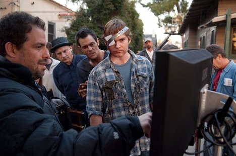 Brett Ratner, Johnny Knoxville, Seann William Scott - Movie 43 - Dreharbeiten