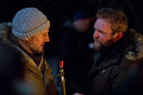 Liam Neeson, Joe Carnahan - Le Territoire des Loups - Tournage