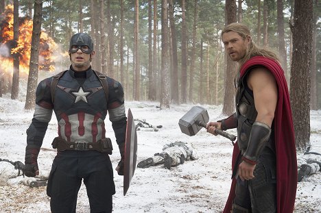 Chris Evans, Chris Hemsworth - Avengers: Czas Ultrona - Z filmu