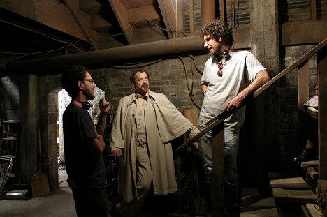 Ethan Coen, Tom Hanks, Joel Coen - Betörő az albérlőm - Forgatási fotók