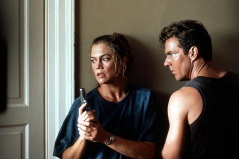 Kathleen Turner, Dennis Quaid - Két és fél kém - Filmfotók