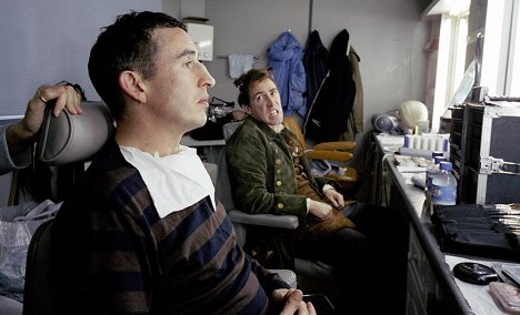 Steve Coogan, Rob Brydon - Tournage dans un jardin anglais - Film