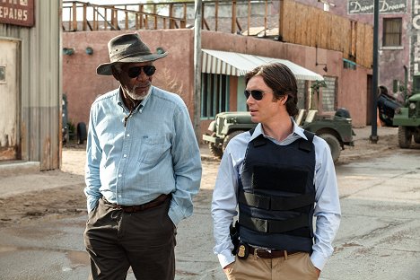 Morgan Freeman, Cillian Murphy - Transzcendens - Filmfotók