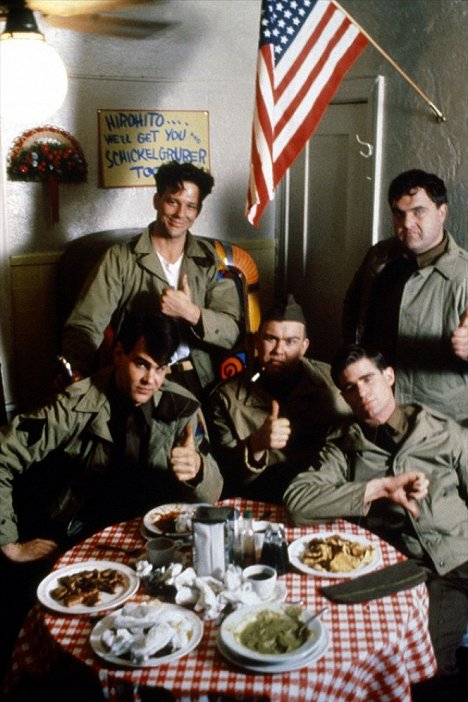 Dan Aykroyd, Mickey Rourke, John Candy, Treat Williams, Walter Olkewicz - Meztelenek és bolondok - Forgatási fotók