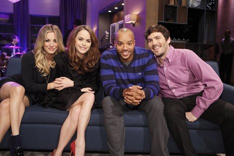 Kaley Cuoco, Taryn Manning, Donald Faison - Hollywood Game Night - Making of