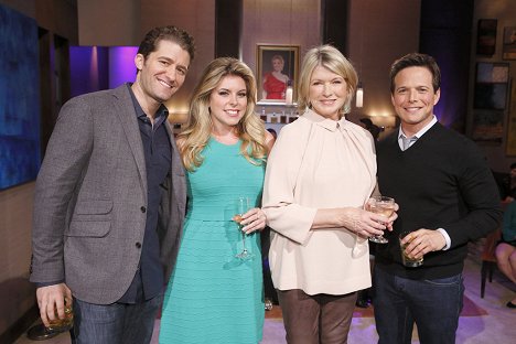 Matthew Morrison, Martha Stewart, Scott Wolf - Hollywood Game Night - Z natáčení