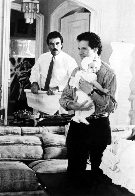 Tom Selleck, Steve Guttenberg - Three Men and a Baby - Van film