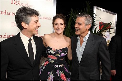 Alexander Payne, Shailene Woodley, George Clooney - The Descendants - Tapahtumista