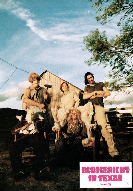 John Dugan, Gunnar Hansen, Jim Siedow, Edwin Neal - The Texas Chain Saw Massacre - Lobbykaarten