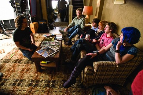 Edgar Wright, Mark Webber, Johnny Simmons, Alison Pill, Michael Cera, Mary Elizabeth Winstead - Scott Pilgrim - Tournage