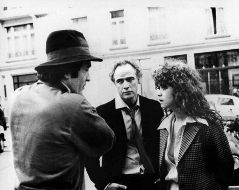 Bernardo Bertolucci, Marlon Brando, Maria Schneider - Utolsó tangó Párizsban - Filmfotók