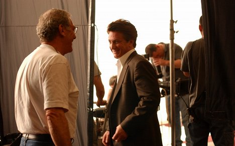 Sydney Pollack, Sean Penn - Die Dolmetscherin - Dreharbeiten