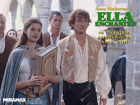 Anne Hathaway, Hugh Dancy - Ella Enchanted - Lobbykaarten