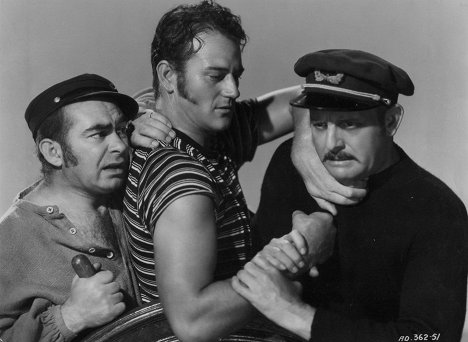 Maurice Black, John Wayne, Moroni Olsen - Adventure's End - Werbefoto