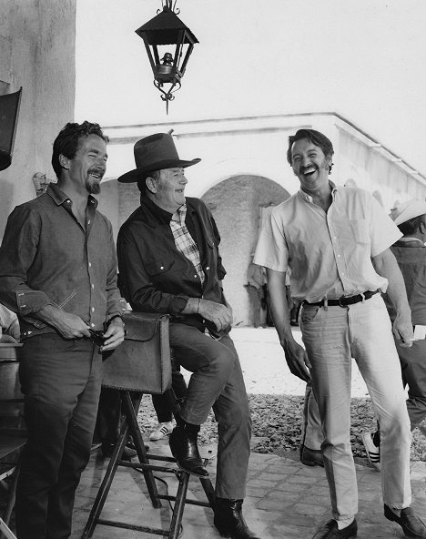 John Wayne, Rock Hudson - A legyőzhetetlen - Forgatási fotók