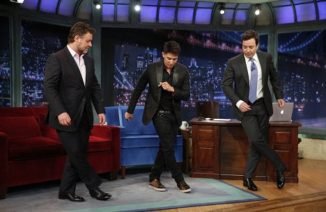 Russell Crowe, Jimmy Fallon - Late Night with Jimmy Fallon - Filmfotos