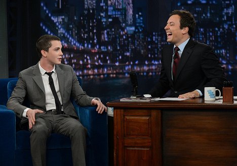 Logan Lerman, Jimmy Fallon - Late Night with Jimmy Fallon - Photos