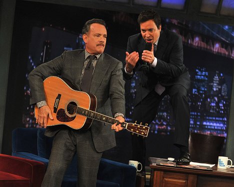 Tom Hanks, Jimmy Fallon - Late Night with Jimmy Fallon - Photos