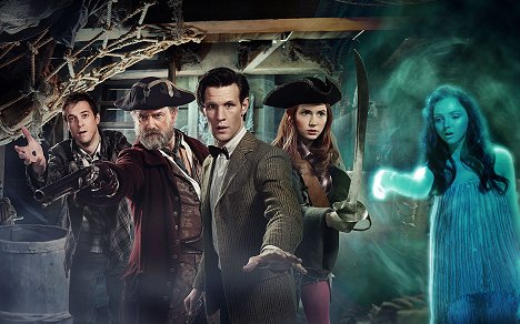 Arthur Darvill, Hugh Bonneville, Matt Smith, Karen Gillan, Lily Cole - Doctor Who - The Curse of the Black Spot - Promo