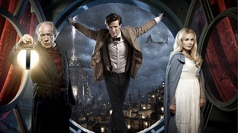 Michael Gambon, Matt Smith, Katherine Jenkins - Ki vagy, doki? - Forgatási fotók