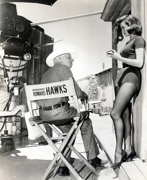 Howard Hawks, Angie Dickinson - Rio Bravo - Van de set