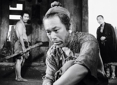 Takashi Shimura, Minoru Chiaki - Rashomon - Das Lustwäldchen - Filmfotos