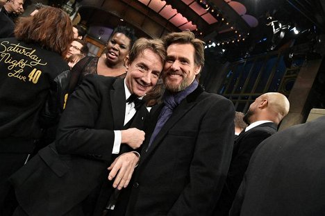 Leslie Jones, Martin Short, Jim Carrey - SNL: 40th Anniversary Special - Del rodaje